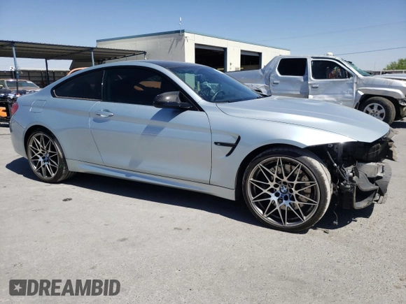 2017 BMW M4 with VIN WBS3R9C51HK709253, listed as a Copart auction lot 56859804 with 49,049 mi miles. Bid and sale history available at carsss.com. Image 4.