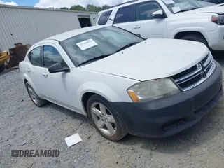 2013 Dodge Avenger SXT with VIN 1C3CDZCB1DN708483, listed as a IAAI auction lot 42702833 with 185,681 mi miles and . Bid and sale history available at DreamBid. Image 1.