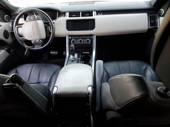 2014 Land Rover Range Rover Sport Autobiography with VIN SALWV2TF4EA394345, listed as a Copart auction lot 75535834 with 0 mi miles and Salvage Title. Bid and sale history available at carsss.com. Image 8.