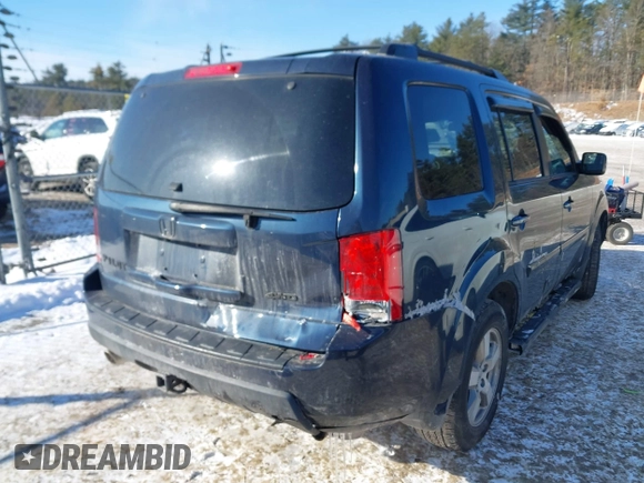 2011 Honda Pilot EX-L with VIN 5FNYF4H69BB051972, listed as a IAAI auction lot 41365646 with 228,123 mi miles and . Bid and sale history available at carsss.com. Image 4.