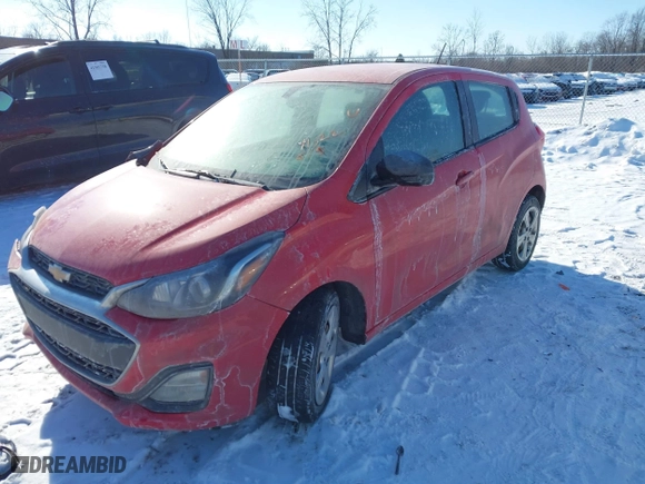 2021 Chevrolet Spark LS with VIN KL8CB6SA9MC731023, listed as a IAAI auction lot 41322615 with 46,048 mi miles. Bid and sale history available at carsss.com. Image 17.
