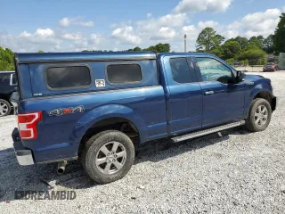 2018 Ford F-150 XL with VIN 1FTFX1E59JKF43398, listed as a Copart auction lot 59488465 with 204,594 mi miles and Salvage title. Bid and sale history available at DreamBid. Image 3.