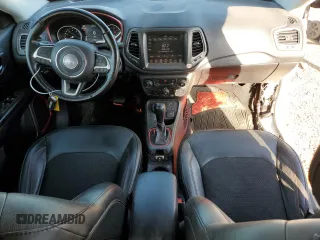 2021 Jeep Compass Trailhawk with VIN 3C4NJDDB9MT511835, listed as a Copart auction lot 63119815 with 79,360 mi miles and Salvage title. Bid and sale history available at DreamBid. Image 8.
