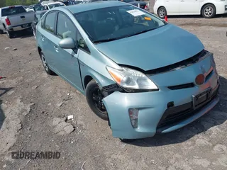 2013 Toyota Prius One with VIN JTDKN3DU2D5599498, listed as a IAAI auction lot 42020056 with 117,065 mi miles and . Bid and sale history available at DreamBid. Image 1.