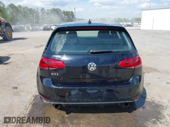 2016 Volkswagen Golf GTI SE with VIN 3VW4T7AU6GM039229, listed as a IAAI auction lot 42073161 with 74,049 mi miles. Bid and sale history available at carsss.com. Image 16.