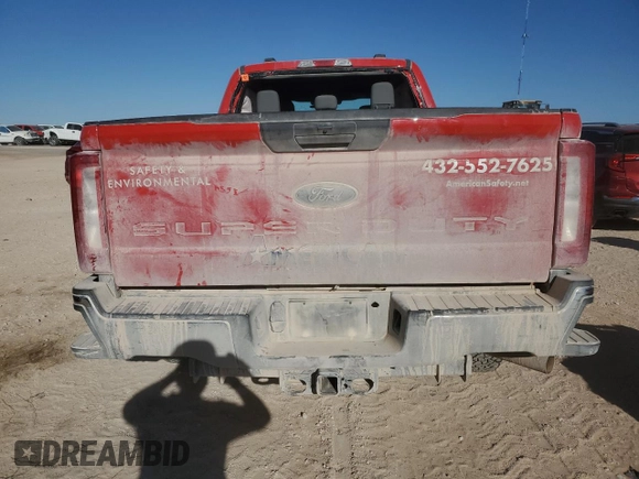 2024 Ford Super Duty F-250 SRW XL with VIN 1FT7W2BA4REC47312, listed as a Copart auction lot 47113465 with 0 mi miles and Salvage Title. Bid and sale history available at carsss.com. Image 6.