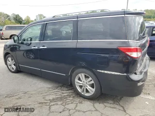 2011 Nissan Quest S with VIN JN8AE2KP9B9009391, listed as a Copart auction lot 71608444 with 87,421 mi miles and Salvage Title. Bid and sale history available at carsss.com. Image 2.