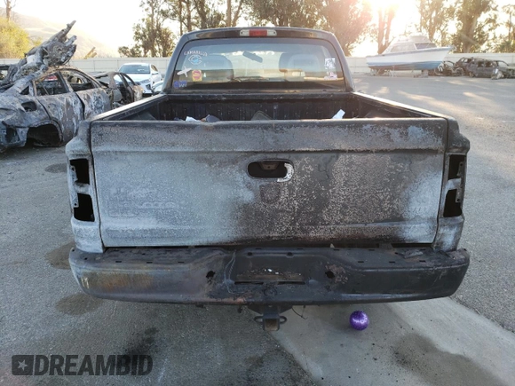 2006 Dodge Dakota SLT with VIN 1D7HE48N16S603974, listed as a Copart auction lot 81836154 with 234,299 mi miles and Salvage Title. Bid and sale history available at DreamBid. Image 6.