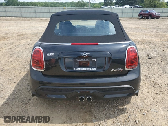 2024 MINI Convertible Cooper S with VIN WMW43DL04R3S08581, listed as a Copart auction lot 54605515 with 13,197 mi miles and Salvage title. Bid and sale history available at DreamBid. Image 6.