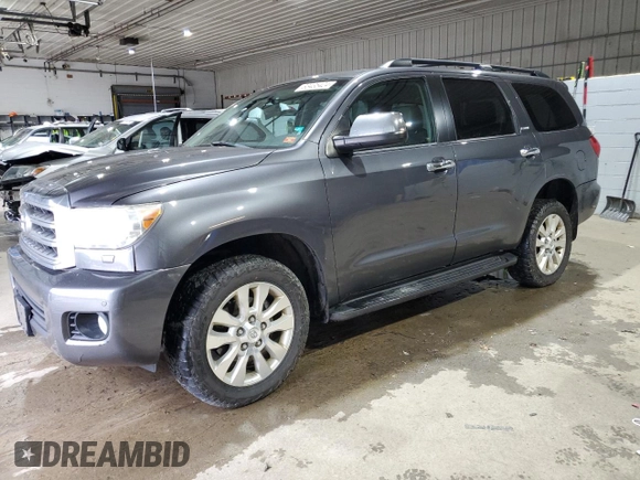 2012 Toyota Sequoia Platinum with VIN 5TDDY5G10CS061713, listed as a Copart auction lot 83435424 with 246,330 mi miles and Salvage Title. Bid and sale history available at carsss.com. Image 1.