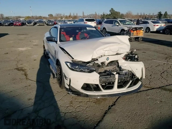 2022 BMW M4 Competition z VIN WBS33AZ09NCJ20276, wystawiony jako Copart lot #42850615 z przebiegiem Nie podano mil oraz Szkoda całkowita • Salvage title. Historia ofert i sprzedaży dostępna na DreamBid. Obrazek 10.
