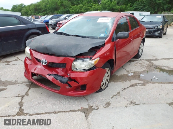 2009 Toyota Corolla with VIN 1NXBU40E89Z158636, listed as a IAAI auction lot 42142036 with 181,943 mi miles. Bid and sale history available at carsss.com. Image 2.