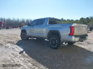 2023 Toyota Tundra 4WD Limited with VIN 5TFJA5DB7PX099444, listed as a IAAI auction lot 41654578 with 43,842 mi miles. Bid and sale history available at carsss.com. Image 3.
