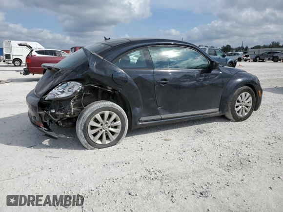 2018 Volkswagen Beetle S with VIN 3VWFD7AT9JM709408, listed as a Copart auction lot 45959565 with 34,317 mi miles and Salvage title. Bid and sale history available at DreamBid. Image 3.
