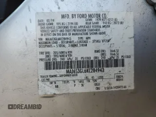 2019 Ford EcoSport SE with VIN MAJ6S3GL6KC284943, listed as a Copart auction lot 49654515 with 90,966 mi miles and Salvage Title. Bid and sale history available at DreamBid. Image 14.