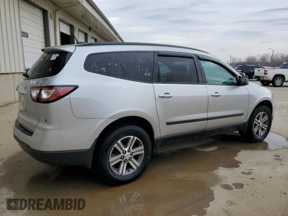 2017 Chevrolet Traverse LS with VIN 1GNKRFED6HJ353661, listed as a Copart auction lot 49621185 with 140,971 mi miles and Clean Title. Bid and sale history available at carsss.com. Image 3.