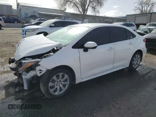 2022 Toyota Corolla LE with VIN JTDEPMAE7N3008895, listed as a Copart auction lot 48558555 with 15,417 mi miles and Salvage Title. Bid and sale history available at carsss.com. Image 1.
