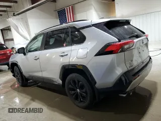 2022 Toyota RAV4 Hybrid SE with VIN JTM16RFVXND052911, listed as a Copart auction lot 62829175 with 84,035 mi miles and Salvage title. Bid and sale history available at DreamBid. Image 2.