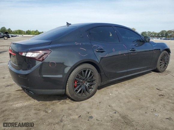 2015 Maserati Ghibli S Q4 with VIN ZAM57RTA6F1150185, listed as a Copart auction lot 69081743 with 95,125 mi miles. Bid and sale history available at carsss.com. Image 3.
