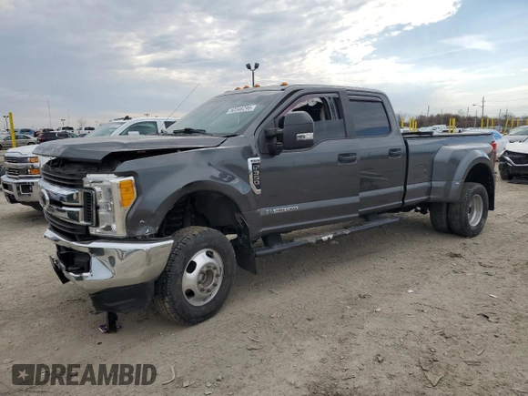 2017 Ford F-350 Lariat z VIN 1FT8W3DT5HEF33323, wystawiony jako Copart lot #50346295 z przebiegiem 96 094 mil mil oraz Szkoda całkowita • Salvage title. Historia ofert i sprzedaży dostępna na DreamBid. Obrazek 1.