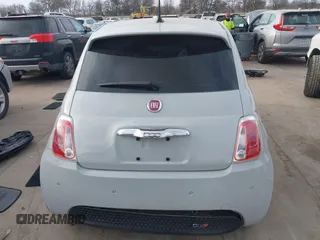 2017 FIAT 500e with VIN 3C3CFFGE2HT557785, listed as a IAAI auction lot 41588600 with 76,300 mi miles. Bid and sale history available at carsss.com. Image 16.