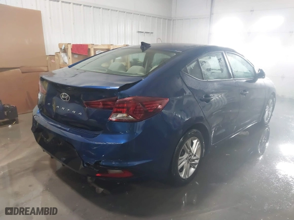 2020 Hyundai Elantra SEL with VIN 5NPD84LF3LH569739, listed as a IAAI auction lot 41270772 with 99,508 mi miles. Bid and sale history available at carsss.com. Image 4.
