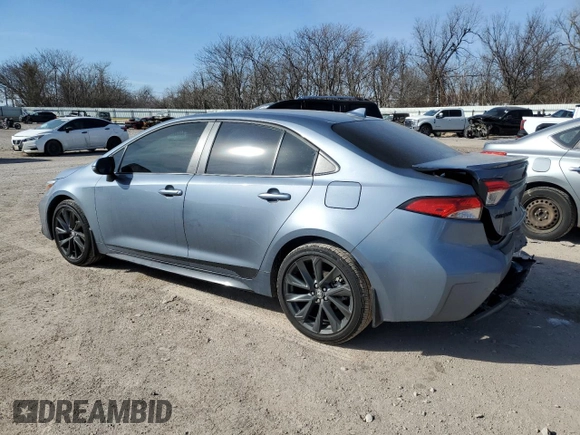 2024 Toyota Corolla SE with VIN 5YFS4MCE8RP197501, listed as a Copart auction lot 45328175 with 9,942 mi miles and Salvage Title. Bid and sale history available at DreamBid. Image 2.