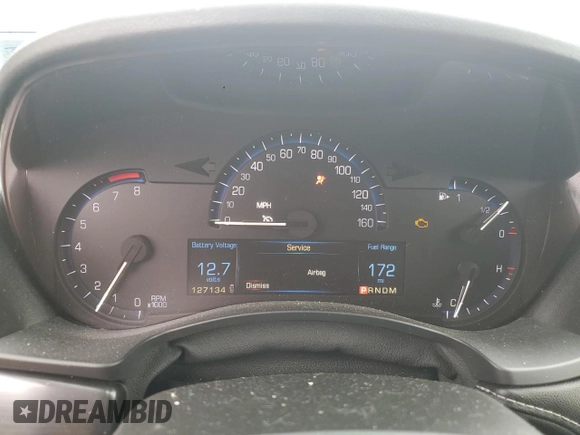 2015 Cadillac ATS Standard AWD with VIN 1G6AG5RX1F0141720, listed as a Copart auction lot 61797225 with 127,134 mi miles and Salvage title. Bid and sale history available at DreamBid. Image 9.