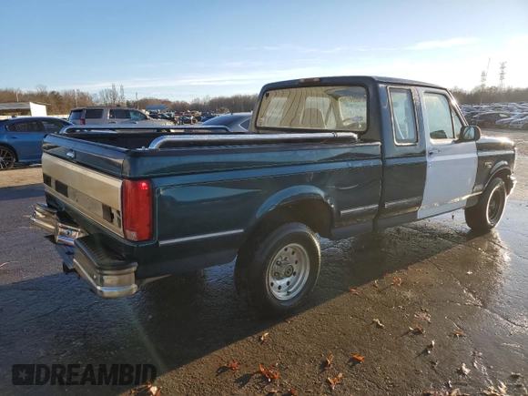 1995 Ford F-150 with VIN 1FTEX15H8SKB23977, listed as a Copart auction lot 85782224 with 162,201 mi miles and Clean Title. Bid and sale history available at carsss.com. Image 3.
