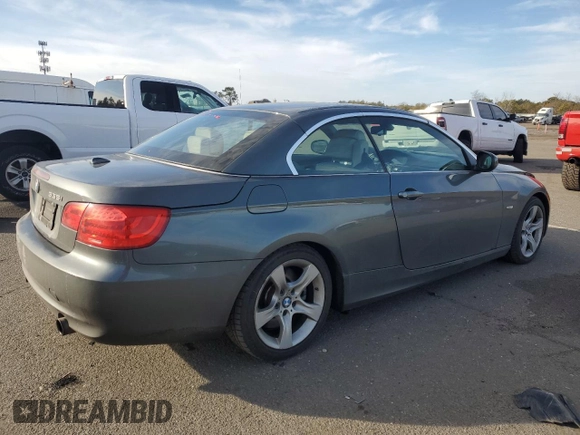 2011 BMW 3 Series 335i with VIN WBADX7C52BE581520, listed as a Copart auction lot 46274205 with 43,724 mi miles and Salvage Title. Bid and sale history available at carsss.com. Image 3.