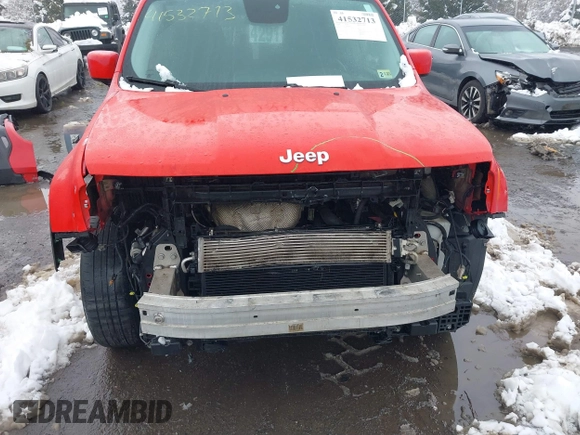 2016 Jeep Renegade Latitude with VIN ZACCJBBT2GPC78349, listed as a IAAI auction lot 41532713 with 162,330 mi miles. Bid and sale history available at carsss.com. Image 6.