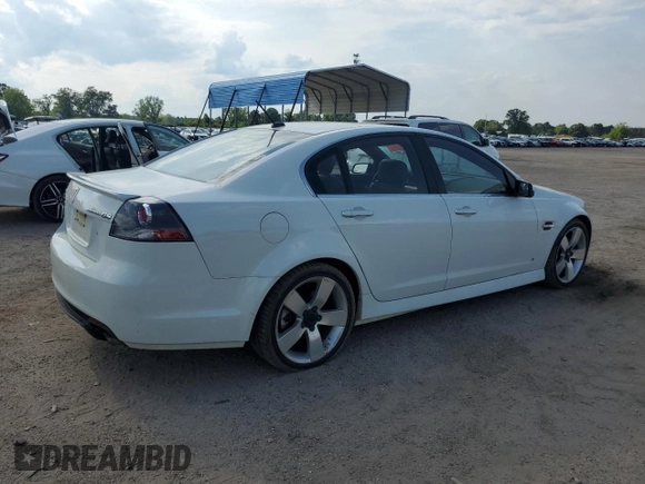 2009 Pontiac G8 GT with VIN 6G2EC57Y29L208034, listed as a Copart auction lot 52008844 with 157,029 mi miles and Salvage Title. Bid and sale history available at carsss.com. Image 3.