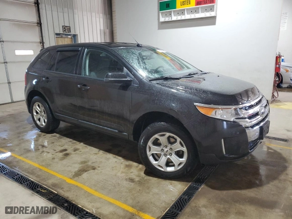 2012 Ford Edge SEL with VIN 2FMDK4JC7CBA73344, listed as a Copart auction lot 49682065 with 92,529 mi miles and Salvage Title. Bid and sale history available at carsss.com. Image 4.