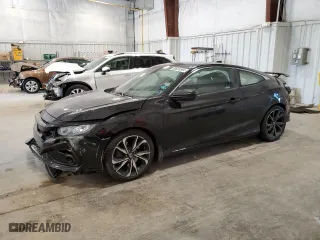 2019 Honda Civic Si Coupe with VIN 2HGFC3A52KH750318, listed as a Copart auction lot 69832564 with 114,834 mi miles and Non Repairable. Bid and sale history available at carsss.com. Image 1.