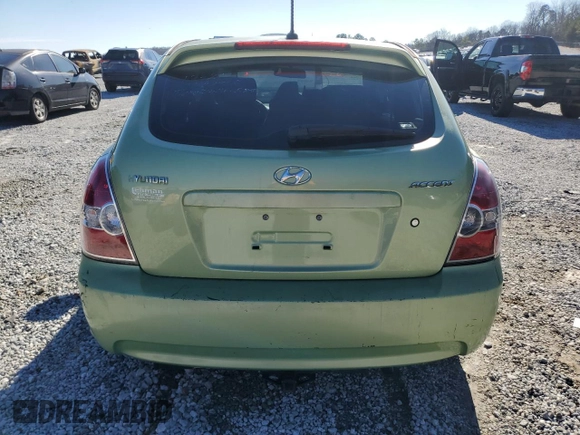 2009 Hyundai Accent Auto SE with VIN KMHCN36C39U125402, listed as a Copart auction lot 86689294 with 31,903 mi miles and Salvage Title. Bid and sale history available at carsss.com. Image 6.