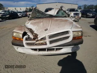 2001 Dodge Dakota with VIN 1B7FL26P91S262462, listed as a Copart auction lot 77193614 with 0 mi miles and Salvage Title. Bid and sale history available at carsss.com. Image 5.