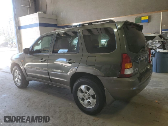 2002 Mazda Tribute LX with VIN 4F2YU09142KM39082, listed as a Copart auction lot 49973375 with 128,002 mi miles and Clean Title. Bid and sale history available at carsss.com. Image 2.