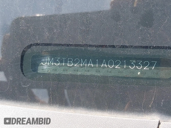 2010 Mazda CX-9 Grand Touring with VIN JM3TB2MA1A0213327, listed as a IAAI auction lot 42537278 with Not provided miles and . Bid and sale history available at DreamBid. Image 9.