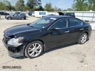 2014 Nissan Maxima 3.5 SV w/Sport Pkg with VIN 1N4AA5APXEC473717, listed as a Copart auction lot 53557015 with 181,629 mi miles and Salvage Title. Bid and sale history available at carsss.com. Image 1.