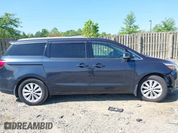 2017 Kia Sedona EX with VIN KNDMC5C11H6265352, listed as a IAAI auction lot 42181524 with 92,880 mi miles. Bid and sale history available at carsss.com. Image 13.