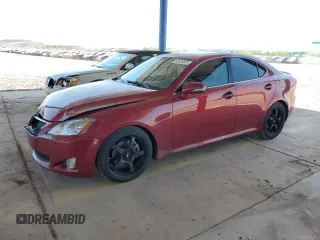 2010 Lexus IS 250 with VIN JTHBF5C20A5128551, listed as a Copart auction lot 62420875 with 173,512 mi miles and Salvage title. Bid and sale history available at DreamBid. Image 1.