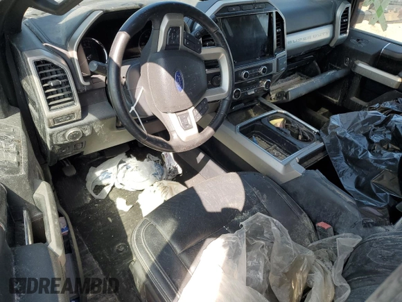 2022 Ford F-250 XL with VIN 1FT7W2BNXNEC81770, listed as a Copart auction lot 52626614 with Not provided miles and Salvage title. Bid and sale history available at DreamBid. Image 8.