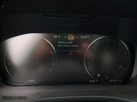 2019 Volvo XC60 Inscription with VIN LYV102RL5KB229406, listed as a Copart auction lot 48682335 with 58,830 mi miles and Salvage Title. Bid and sale history available at carsss.com. Image 9.