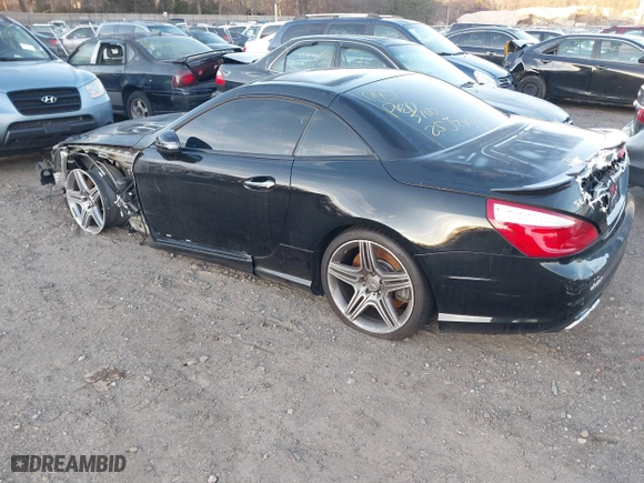 2013 Mercedes-Benz SL-Class SL 63 AMG with VIN WDDJK7EA8DF004394, listed as a IAAI auction lot 41766515 with 999,999 mi miles. Bid and sale history available at carsss.com. Image 3.