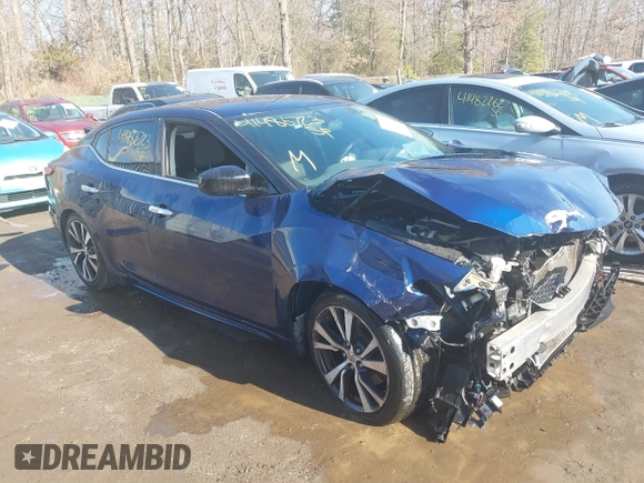 2017 Nissan Maxima S with VIN 1N4AA6AP1HC378327, listed as a IAAI auction lot 41486723 with 94,010 mi miles and . Bid and sale history available at DreamBid. Image 1.