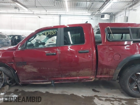 2021 Ram 1500 Classic Warlock with VIN 1C6RR7GT1MS506329, listed as a IAAI auction lot 41290485 with 56,819 mi miles. Bid and sale history available at carsss.com. Image 14.