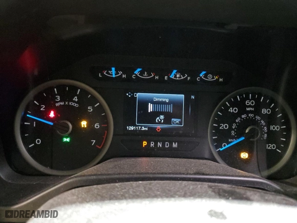 2017 Ford F-150 XL with VIN 1FTEW1EGXHFB19831, listed as a Copart auction lot 51917945 with 129,117 mi miles and Salvage Title. Bid and sale history available at carsss.com. Image 9.