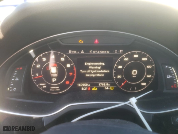 2017 Audi Q7 Prestige with VIN WA1VAAF77HD009953, listed as a Copart auction lot 52537415 with 160,959 mi miles and Clean Title. Bid and sale history available at carsss.com. Image 9.