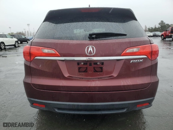 2013 Acura RDX Tech Pkg with VIN 5J8TB3H58DL001878, listed as a Copart auction lot 48952745 with 135,837 mi miles and Salvage Title. Bid and sale history available at carsss.com. Image 6.