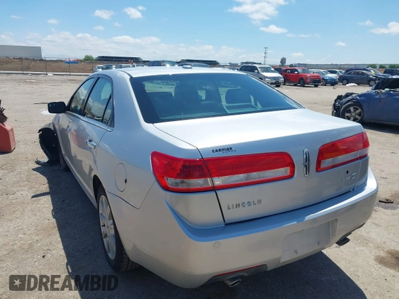 2012 Lincoln MKZ with VIN 3LNHL2GC0CR801954, listed as a IAAI auction lot 42214083 with 107,510 mi miles and . Bid and sale history available at DreamBid. Image 3.